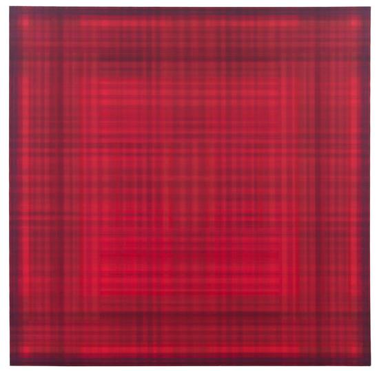 红色与红 布面丙烯 190<em></em>x190 cm 2016
