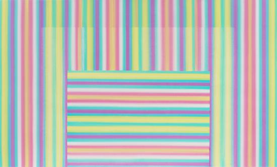 间距 1 纸本丙烯 160<em></em>x100 cm 2015