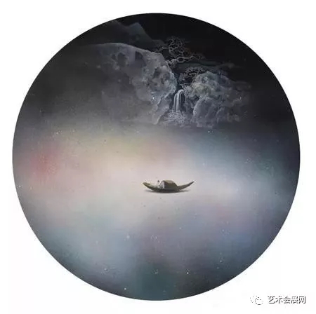 伊索帕拉 李毓明《星夜听泉图 》