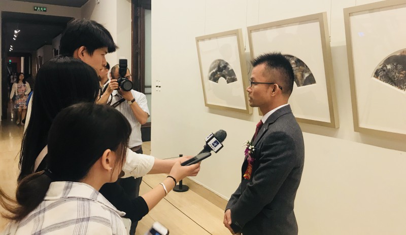 刘三齐山水画展亮相中国美术馆