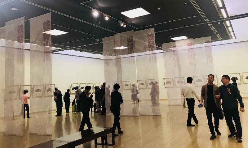 刘三齐山水画展亮相中国美术馆