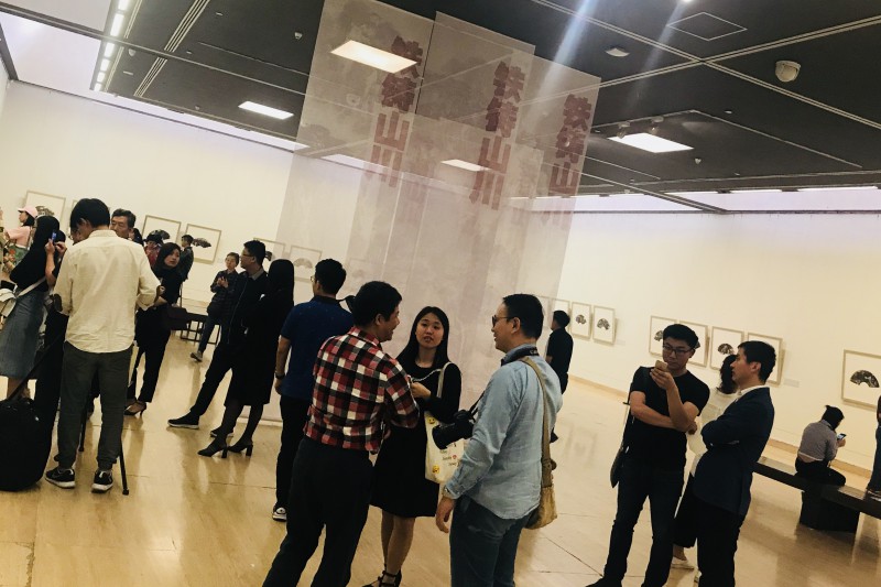 刘三齐山水画展亮相中国美术馆